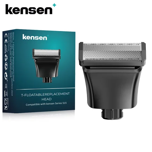 Cuchilla de repuesto Kensen para Tirmmer eléctrico S15, cuchilla de doble cara, cuchilla de afeitar para el cuerpo, cortadora de pelo y Barba, cuchillas cortadoras