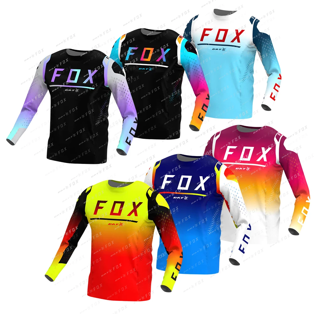 

BAT FOX Downhill Jersey Camiseta Motocross T-Shirt Enduro MTB Jersey Bicycle Off-Road Cycling Clothing Maillot Ciclismo Hombre