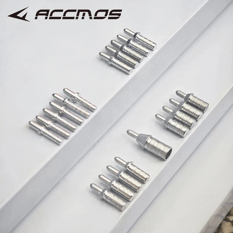 30pcs Aluminum Arrow Tail Pin Nock Pin ID3.2-8.0mm For Arrow Shaft Archery Shooting Accessories
