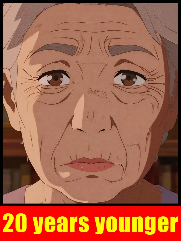 

Wrinkles disappear, look 20 years younger