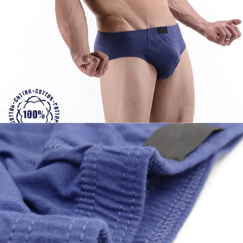 4 pièces 100% coton hommes slips grande taille XL-5XL hommes sous-vêtements culottes hommes respirant Sexy Lingerie confortable court caleçon