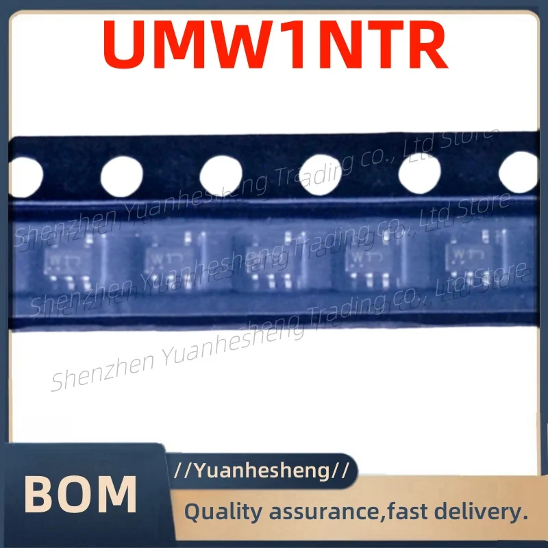 

10 pz/lotto Original and brand new UMW1NTR SOT353 Mark W1 UMW1 UMW1NTN
