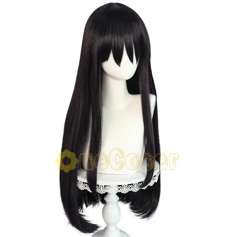 

qwerrtyuio. 123456 В НАЛИЧИИ Тома Косплей Парик Аниме Адский Рай: Джигокуку Аза Тоума Черные Длинные Волосы Волокно Hasdffghjk 987764