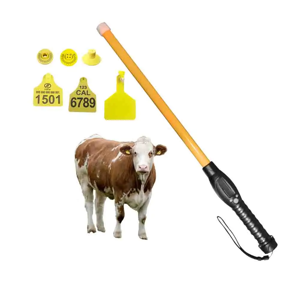 ISO11784/5 RFID Handheld 134.2khz Long Range Uhf Rfid Reader Cattle Ear Tag Stick Reader