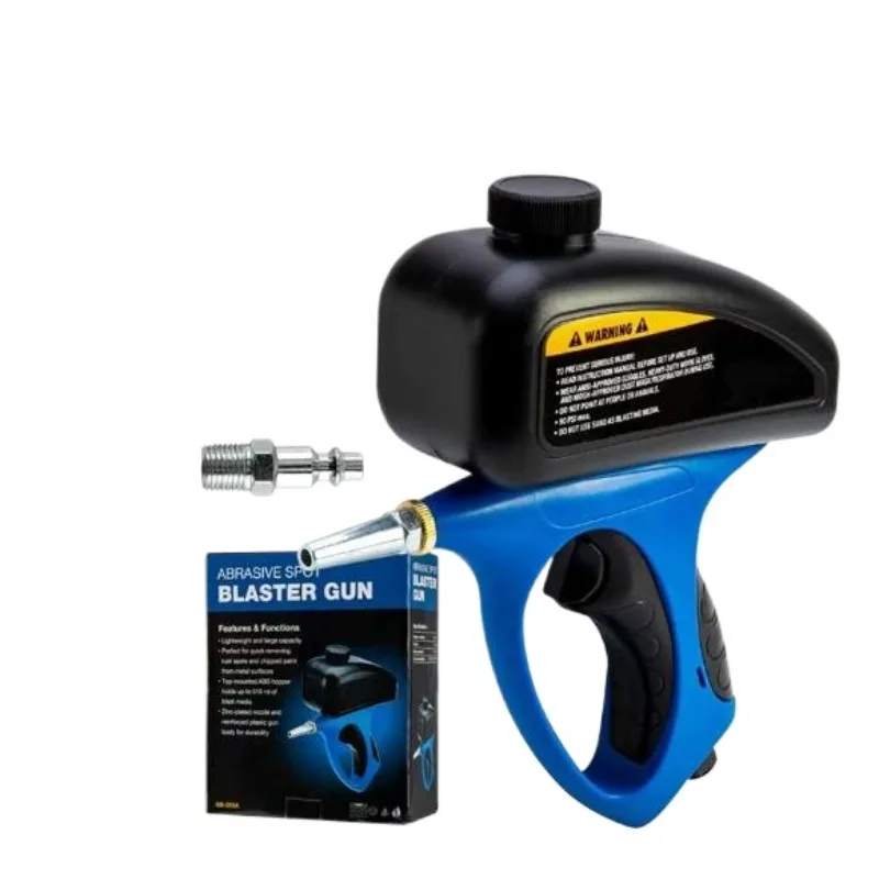 Small Mouth Pneumatic Sandblasting Gun Sandblaster Glass Tombstone Spray Gun Anti-rust Sandblasting Gun