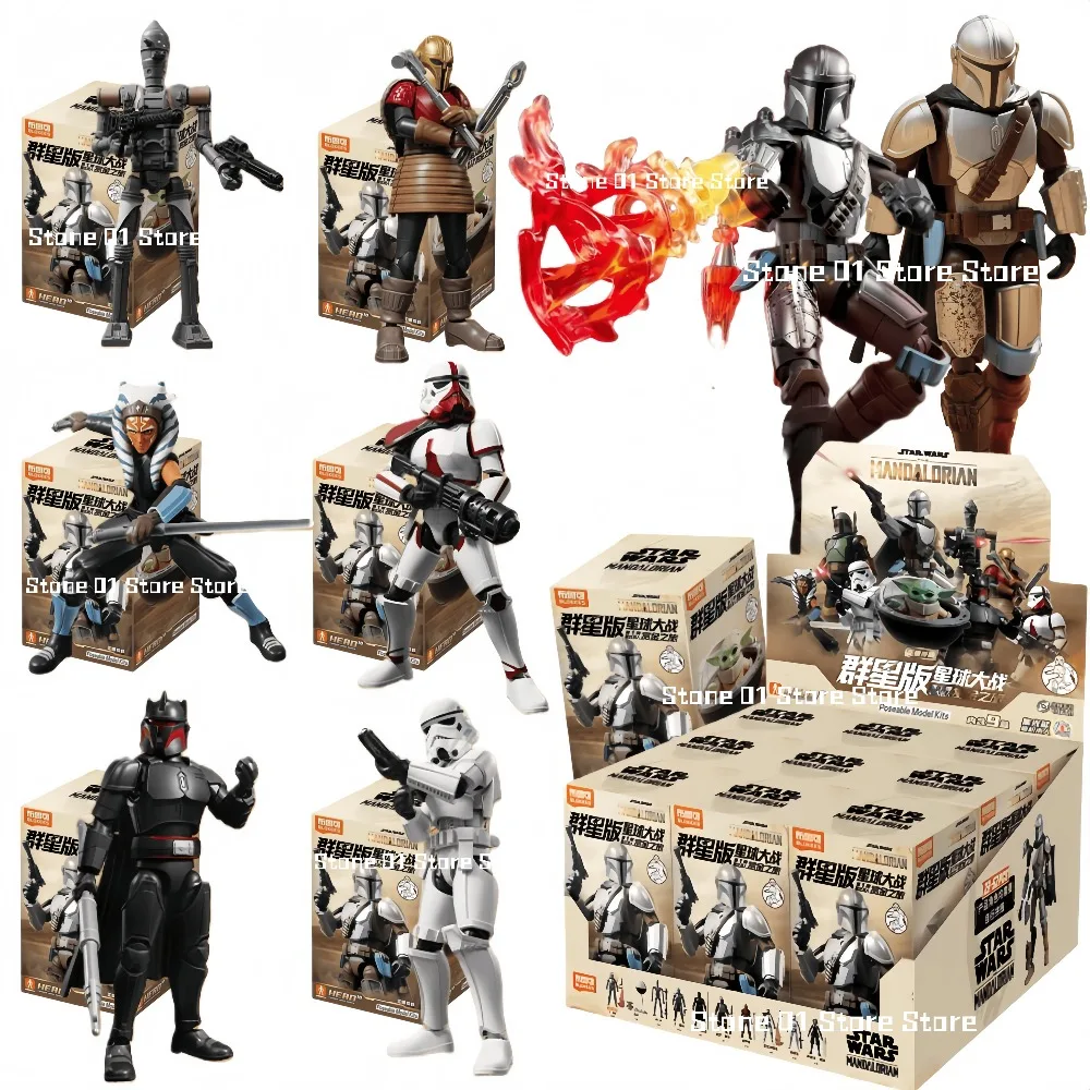 blokees-figurine-d'action-originale-mandalorian-gv01-star-wars-djarin-mando-grogu-yoda-boba-fett-stormtrooper-imperial-modele-de-jouet-cadeau