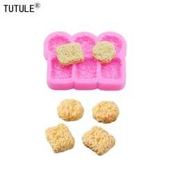 diy Instant noodles Pastry Keychain Earrings Mold instant noodle Clay epoxy resin Accessories Silicone Mould cake Chocolate Mold