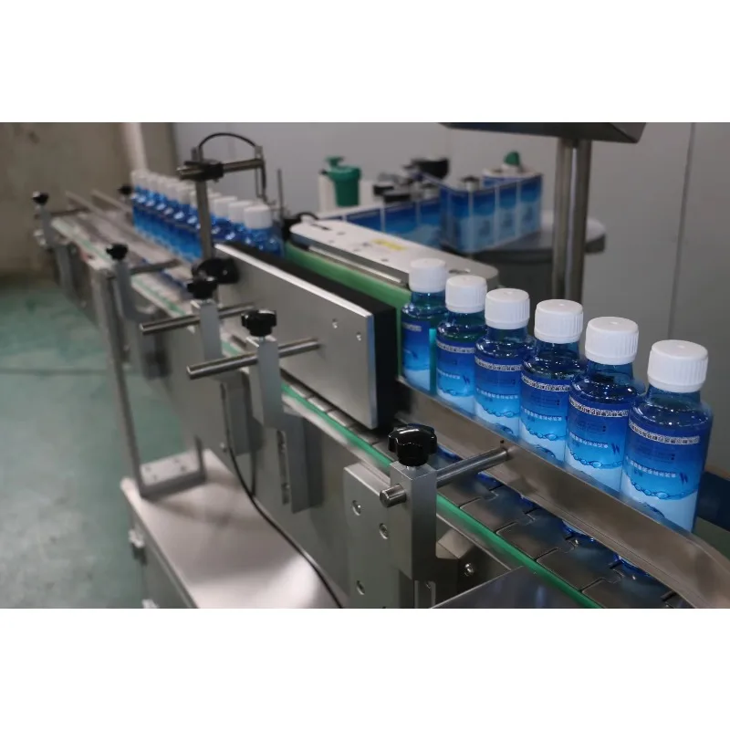 Automatic 50-500ml Liquid Filling Capping & Labeling Machine, Round Bottles Cans Jars, Adhesive Sticker Labeller, Customized