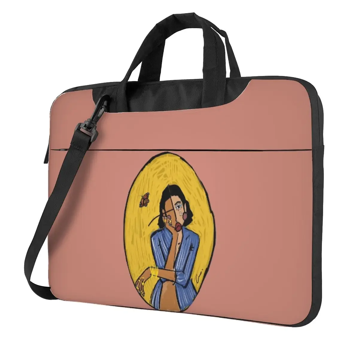 

Supporting Black Artists Crossbody Laptop Bag Case Computer Bag 13 14 15.6 Inch Notebook Pouch for Macbook Pro Lenovo