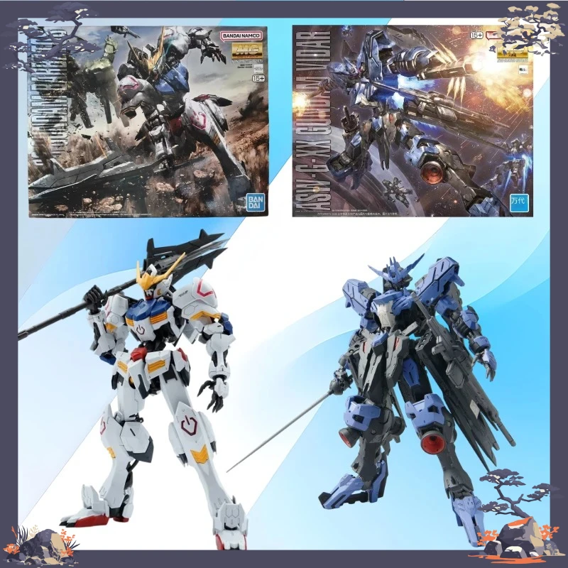 

Bandai MG 1/100 MASTER GRADE GUNDAM BARBATOS VIDER Model Kit Assembly Anime Action Figure Model Toys Gift for Children