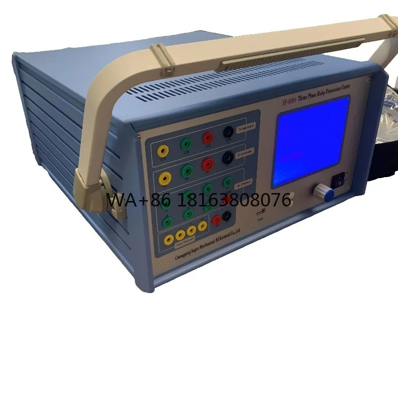 High Precision 3-Phase Relay Protection Tester, Industrial Grade Relay Test & Calibration Equipment