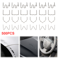 500PCS Hot Staples Welding Rods Wave Flat Hot Staples for Plastic Welding Hot Stapler