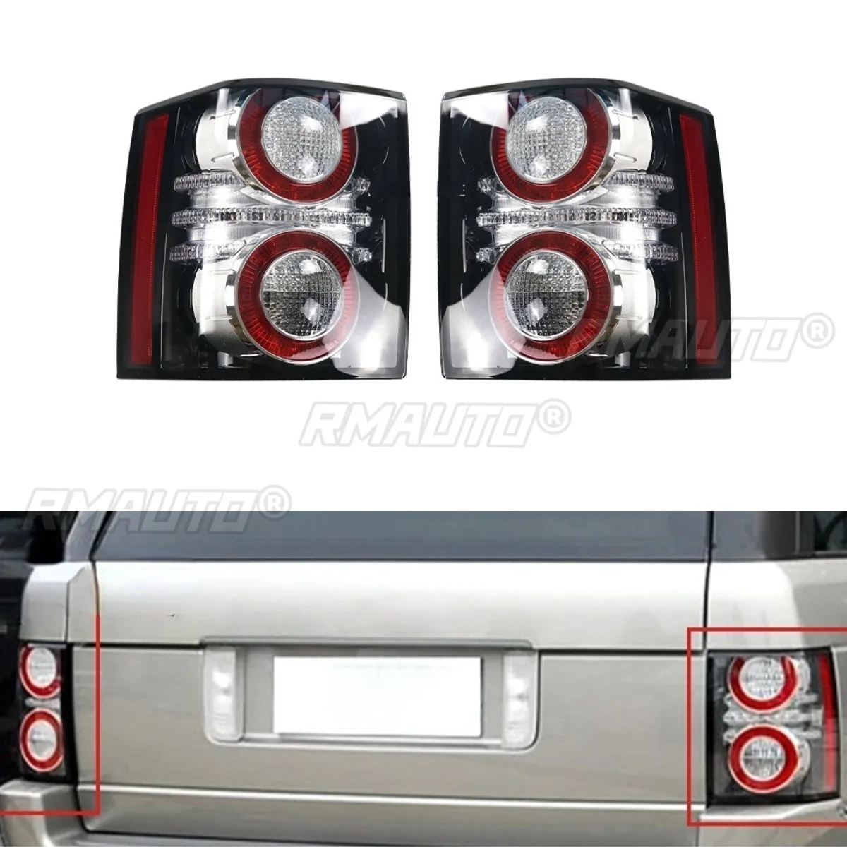 

Автомобильные задние фонари, внешний светодиодный задний фонарь в сборе, комплект задних стоп-сигналов для Range Rover Executive 2010-2012, автомобильные аксессуары