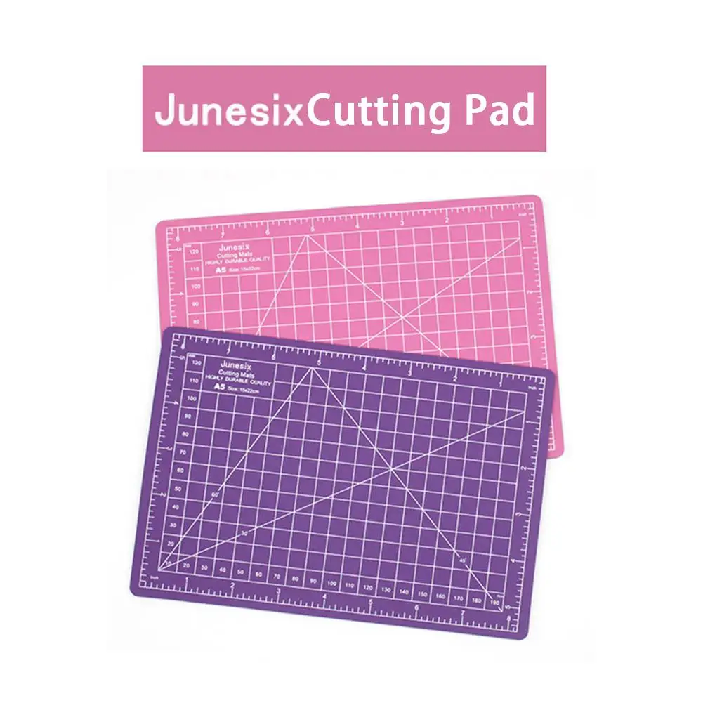 Junesix alfombrilla de corte profesional autocurativa, tabla de cortar antideslizante A5, modelo Manual multiusos, almohadilla de corte