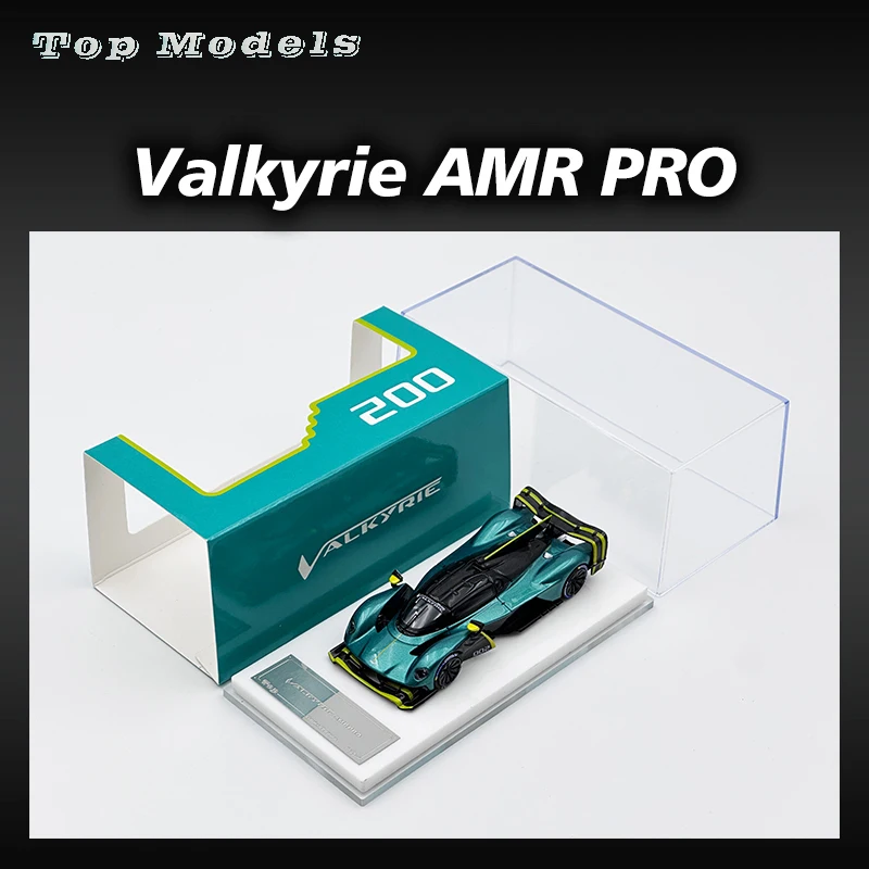 

ТОП в наличии 1:64 Valkyrie AMR Pro зеленая литая диорама модель автомобиля коллекция игрушек