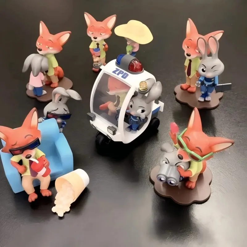 Zootopia Disney con licenza ufficiale, stile carino della migliore serie Partner, statuetta di scatola cieca per bambola, giocattolo alla moda anime, regalo caldo da collezione