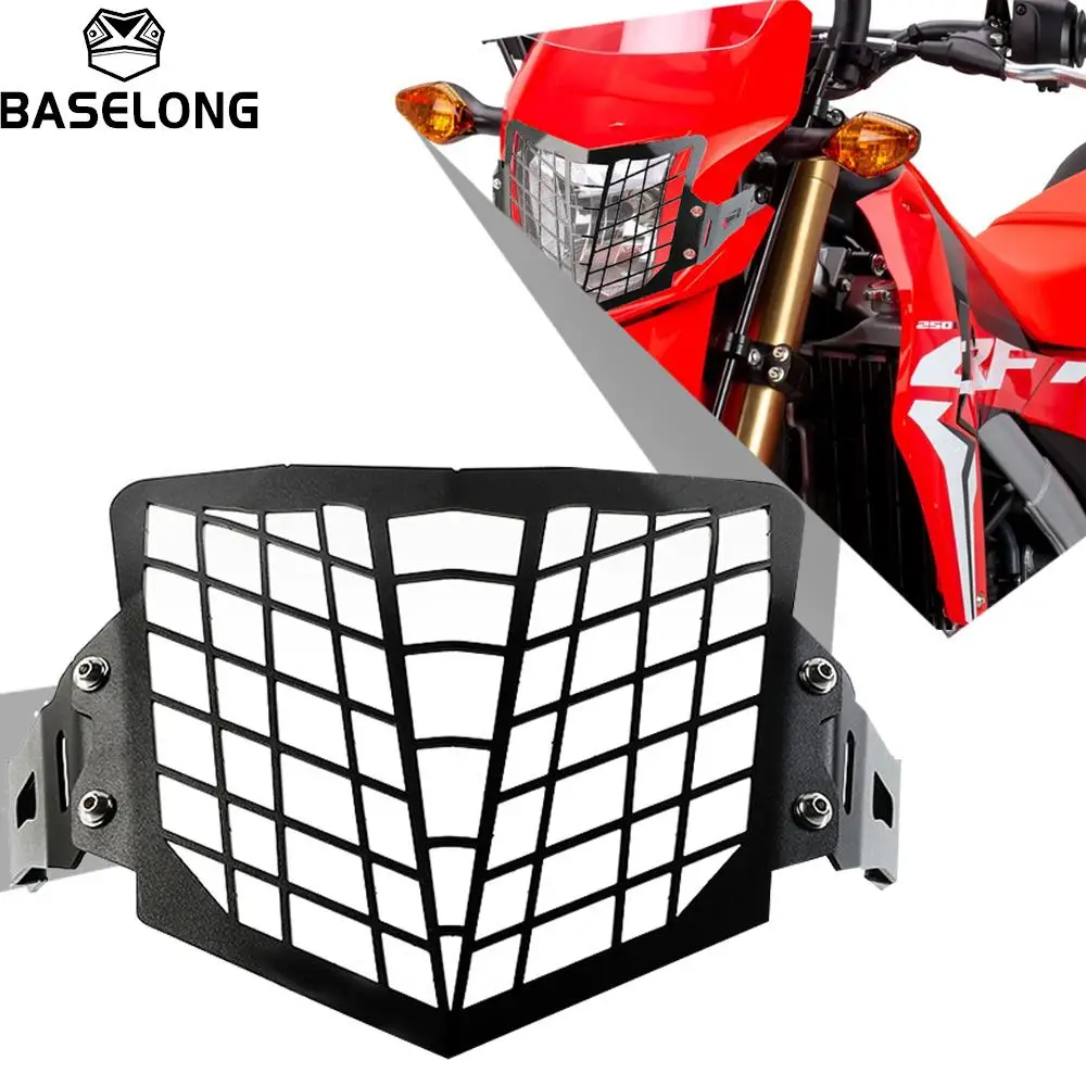 

For Honda CRF250L CRF250M CRF300L 2013 2014 2015 2016 2017 2018 2019 2020 2021 2022 2023 Motorcycle Headlight Grill Guard Cover