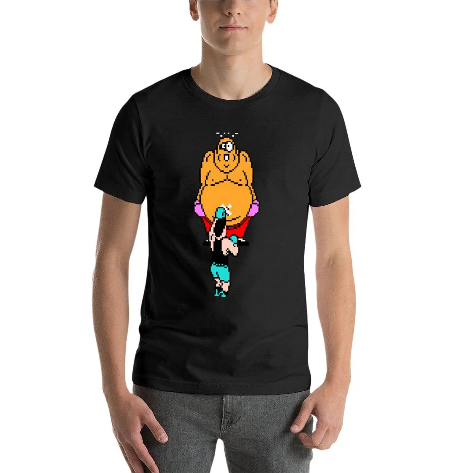 Punch Out King Hippo T-Shirt kawaii clothes anime summer top tops slim fit t shirts for men image 4