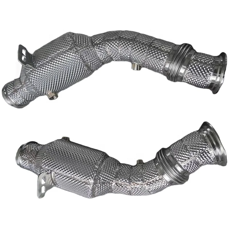 High Performance and quality Downpipe For Mercedes-Benz C43/E43/GLC43 AMG Stainless Steel High flow catted downpipe Exhaust Syst