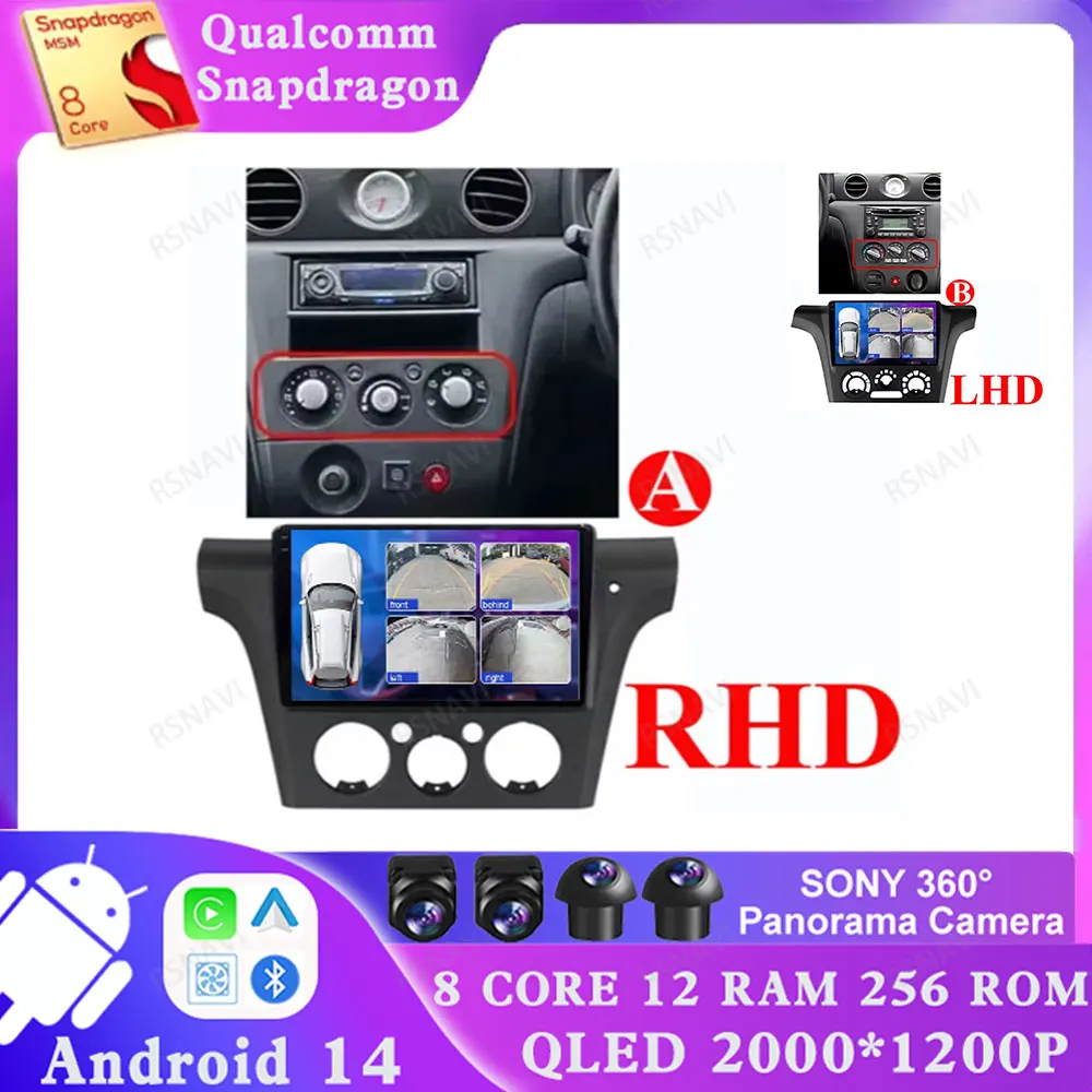 

Android 14 For Mitsubishi Outlander 1 2002-2008 Car Radio DSP 5G WIFI Head Unit Stereo BT NAVI Multimedia 4G LTE GPS Qualcomm