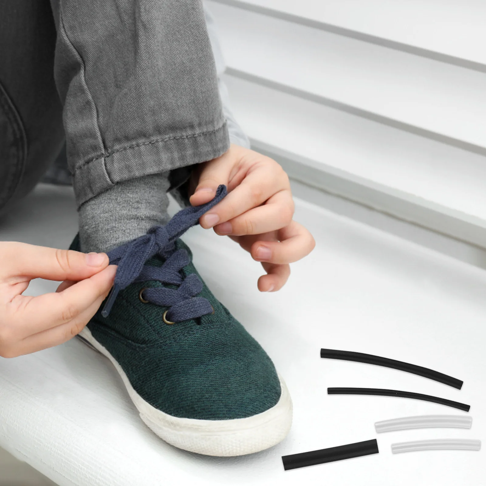 

78pcs Tips Repair Tool Clear Plastic Ends Shortening Heads Shoe Lace Ends Replacement Caps Extend Life Save Money