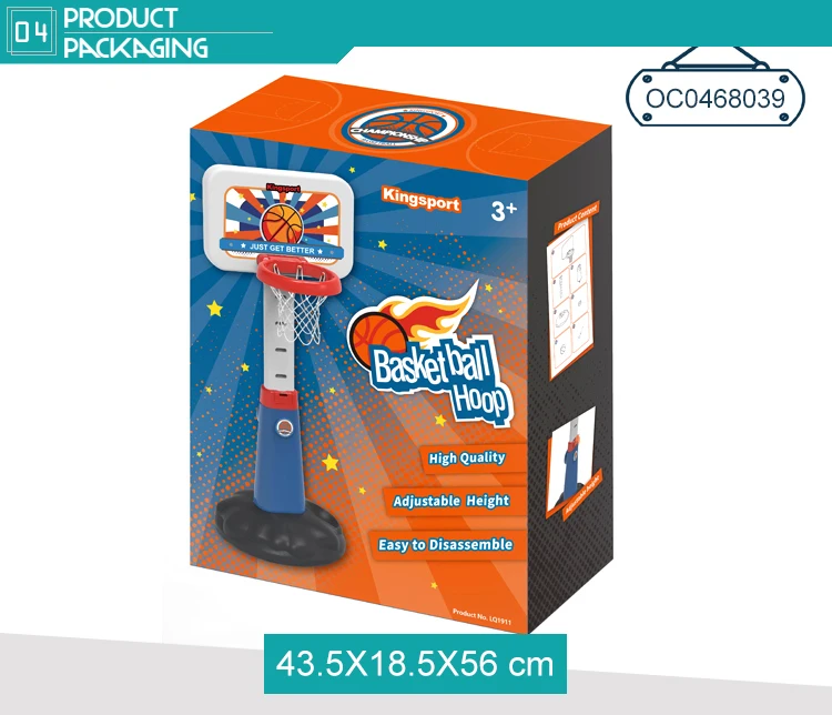 屋内用ポータブルバスケットボールスタンドとフープ、子供向けに調整可能