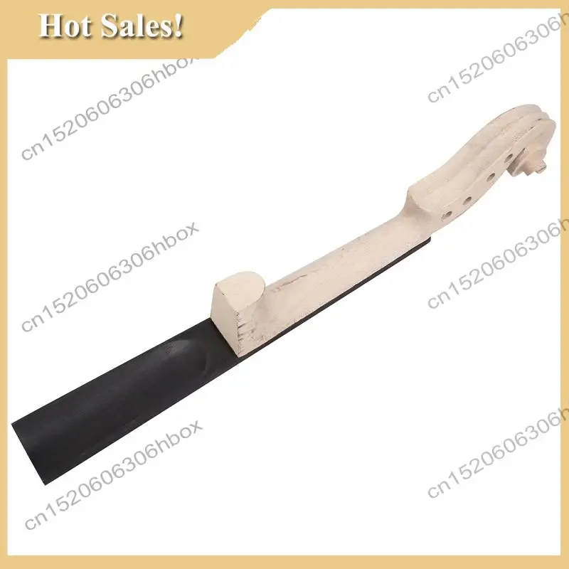 

-HOPE 4/4 Size Maple Violin Neck Ebony Fingerboard Violin DIY Kit With Hand Carved Scroll