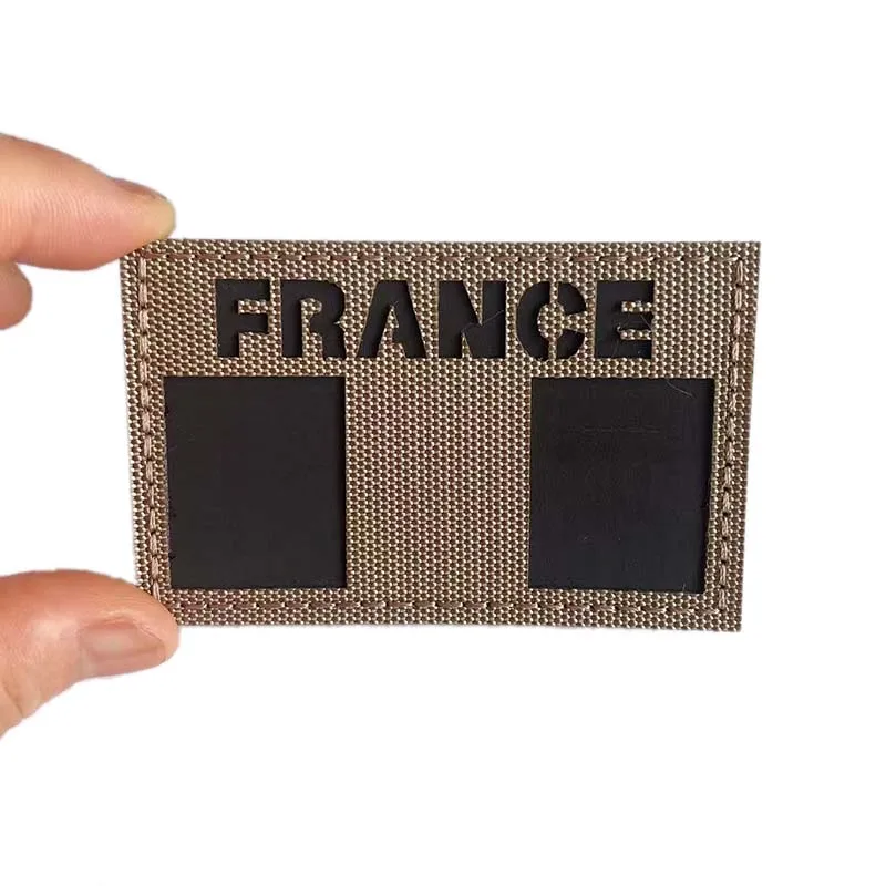 Spanien Frankreich Italien Slowakei Belgien Polen Tschechien Khaki Flaggen-Abzeichen IR Reflektierende Aufnäher, Militärische Aufkleber Taktische Moral-Embleme – Detail 5