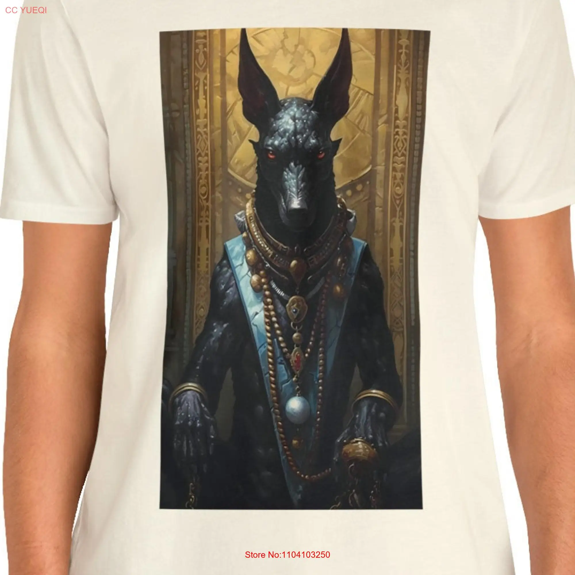 Anubis God Egyptian Gods Egypt T ShirT Damned Macabre Dark Academia Occult Apparel Clothing Goth Gothic