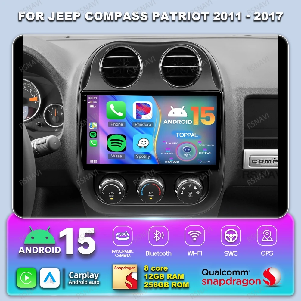 Android 15 Car Radi…