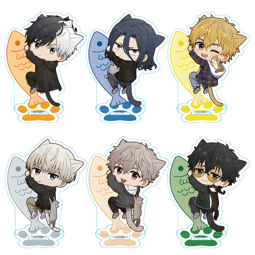 

WIND BREAKER cute character Haruka Sakura Hayato Suo Taiga Tsugeura Mitsuki Kiryu NEW mini Acrylic stand Anime Toy ornament gift