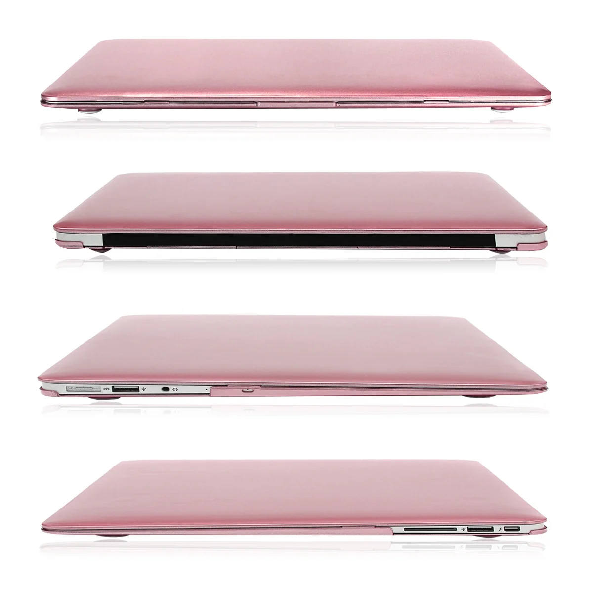 Case for Apple Macbook Air 11/13 Inch/Pro 13/15/16/12 Rubberized Matte Rose Gold Laptop Cover Hard Shell + US Keyboard Skin