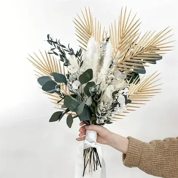 6 best sales Yapay palmiye yaprakları - №4