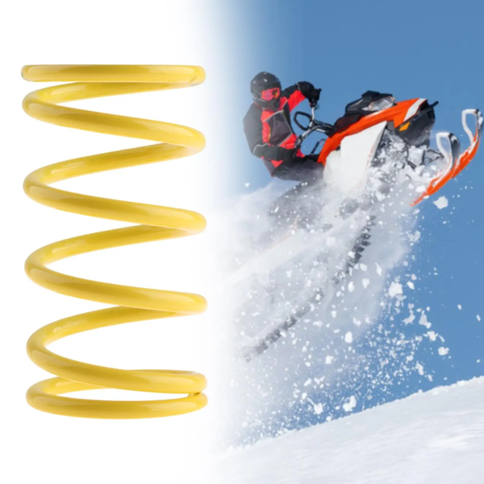 

High Strength Drive Clutch Spring Yellow Steel 0646-147 for Arctic Cat Snowmobile Gear Upgrade Kit