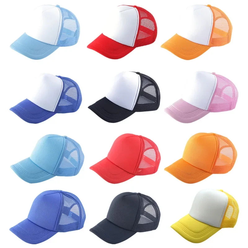 1 قطعة للجنسين الموضة عادي قبعة بيسبول قابل للتعديل سائق شاحنة شقة قناع قبعة Snapback شبكة منحني عادية الشمس قبعة صيفية الهيب هوب قبعة