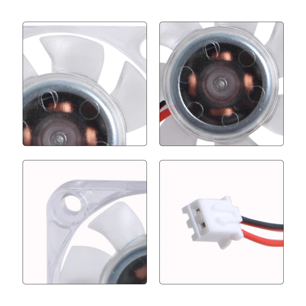 4010 3010 2510 Luminous Hydraulic Fan 12V/24V Luminous Quiet Cooling Fan for Voron Ender Prusa MK3 MK4S 3D Printers