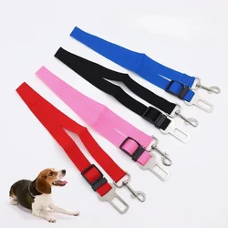 Dog Car Seat Belt Safety Protector Travel Pets Accessories Dog Leash Collar Breakaway Solid Car Harness