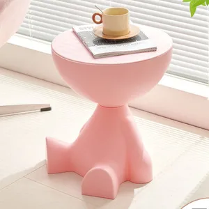 Luxury cartoon light sofa border creative table flat head table coffee house plastic furniture side table 5 Main Sales Center table Room - №4