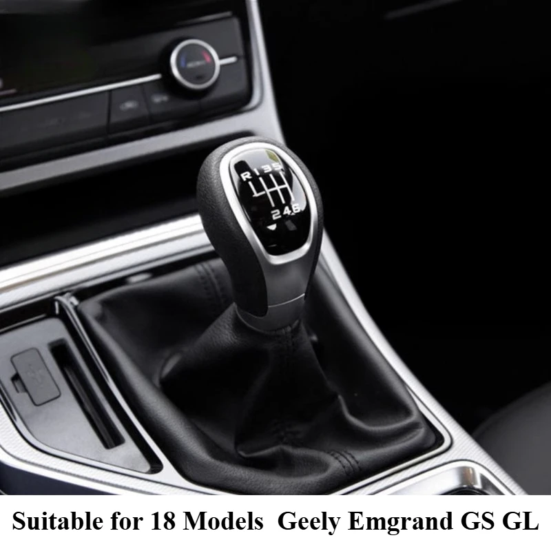 

Suitable for 18 Models Geely Emgrand GS GL Manual Gear Lever Sleeve Shift Handball Gear Head Dust Cover 1pcs