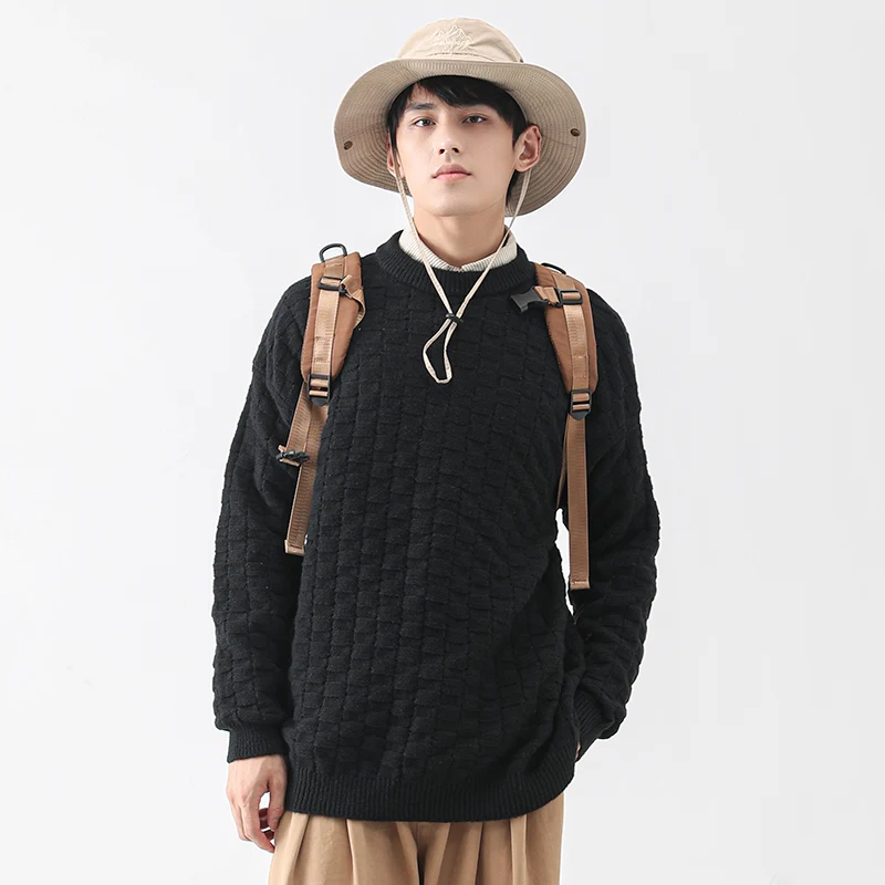 

Fashion Plaid Pullovers for Men, Hollow Out Sleeves and Comfortable Fit