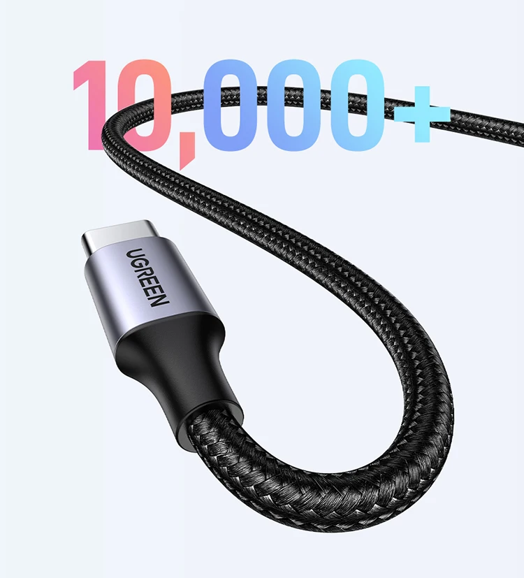 [2 Pack] UGREEN 3A USB Type C Cable 18W for iPhone 17/16 Samsung S26/25 Pixel 10/9 Charging USB-C 2.0 Data Cable 0.25/0.5/1/2/3M