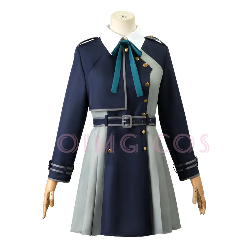 Lycoris Rückstoß Nishikigi Chisato Cosplay Inoue Takina Kostüme Frauen Kleid für Halloween Party Karneval Uniform Perücke Anime