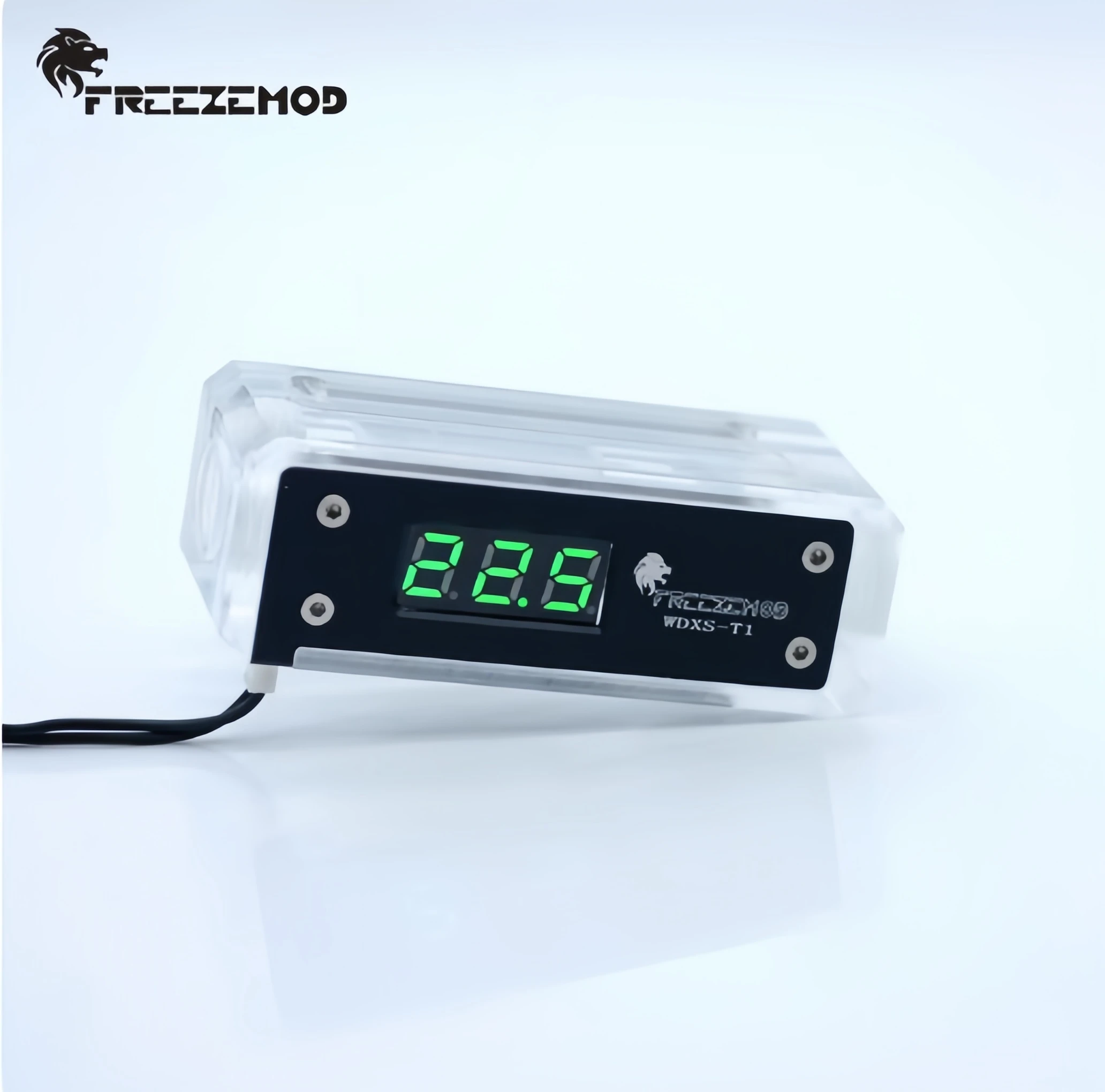 FREEZEMOD black version computer pc water cooler temperature sense POM digital monitoring straight through.WDXS-T1