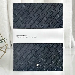 High Quality M Lettering Engraved Classic MB Leather & Quality Paper 192 Pages Carefully Crafted Notebook Writing Stylish