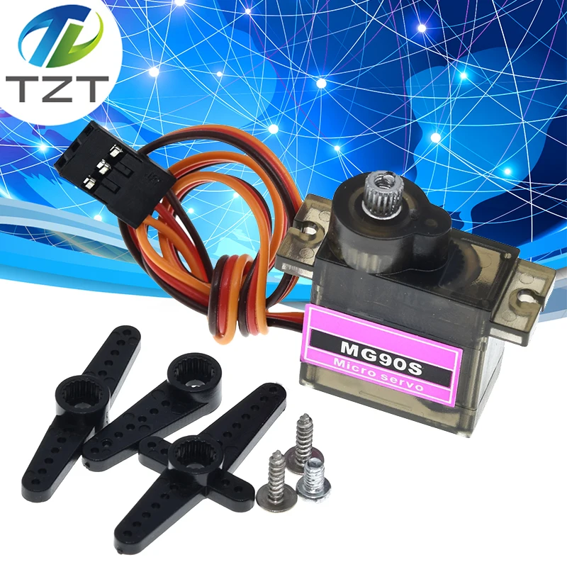 TZT MG90S Metal gear Digital 9g Servo For Rc Helicopter plane boat car MG90 9G IN STOCK