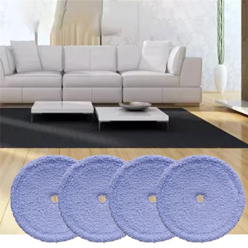 

ABJO-10PCS Microfiber Mop Pads Kit For Everybot RS500 RS700 Vacuum Cleaner Mop Cloth Accessories Replacement Parts