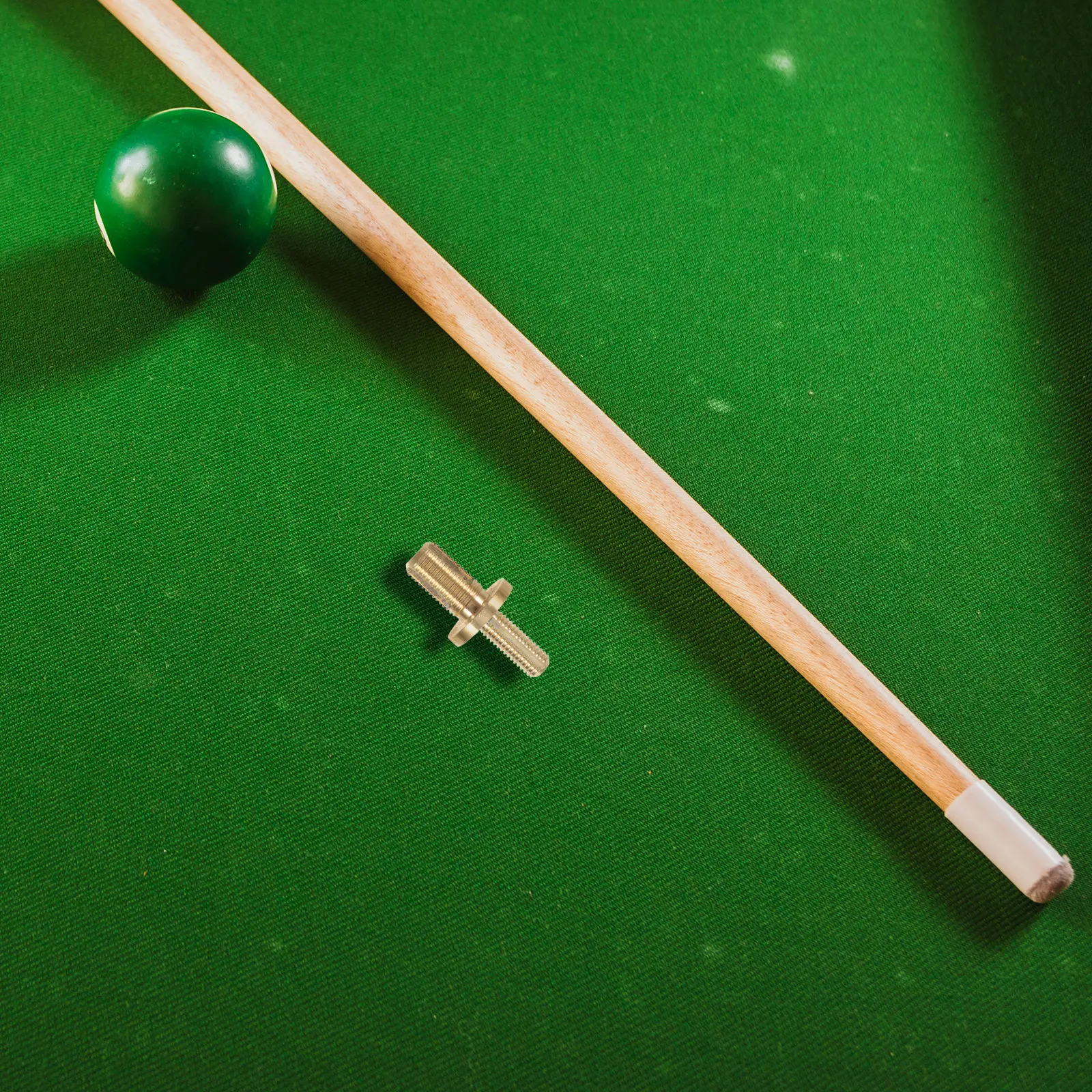 

Copper Pool Cue Extension Rod Screw Connection for Easy Installation Adjustable Billiard Cue Length Balance Performance Weight