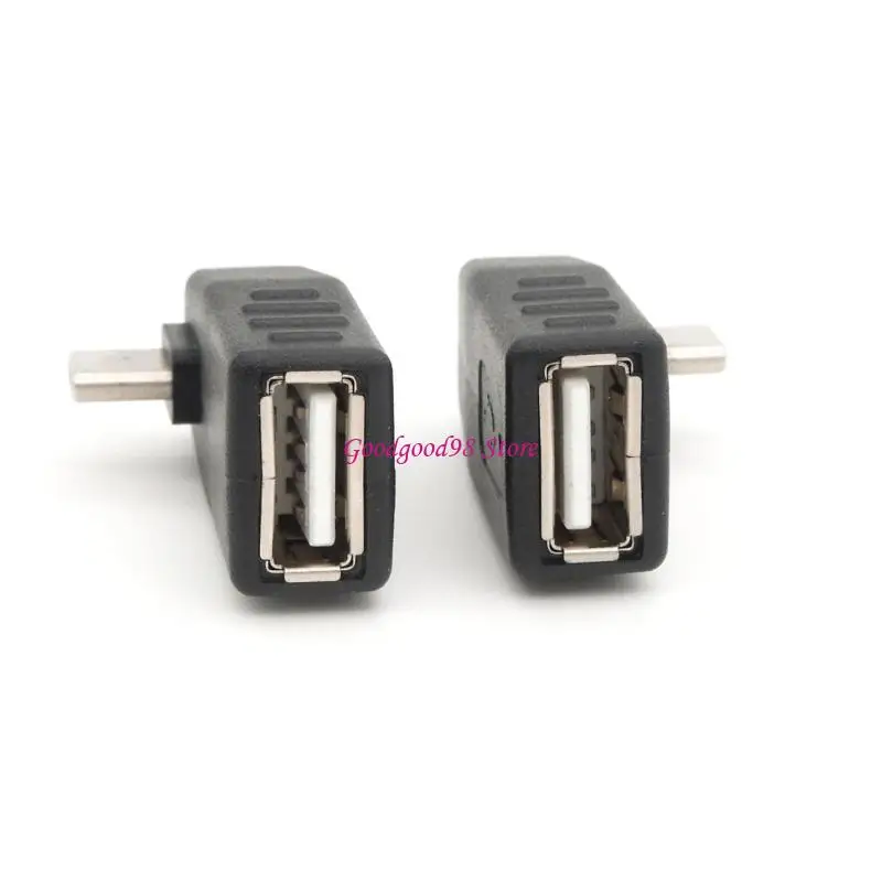 Strong 90 Degree USB C Male To USB A Female Connector Space Saving USB Type C OTG Adapters 36mm for Mobile Accessories  - Image 5