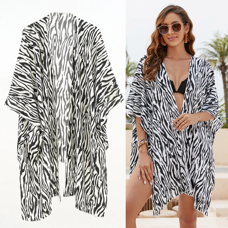 

Womens Lightweight Scarves Wrap Sarongs Cover Up Chiffon-Side Slit Scarf Shawl
