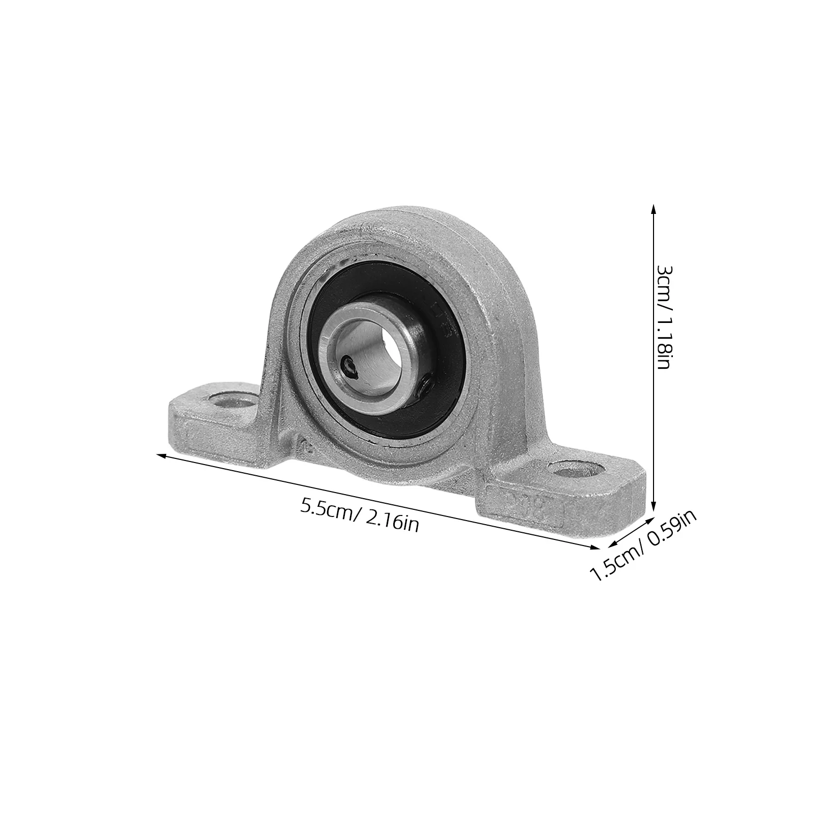 4Pcs Precision Machined Zinc Alloy Pillow Block Bearings 8mm Bore for DIY and Professional Use in Various Applications